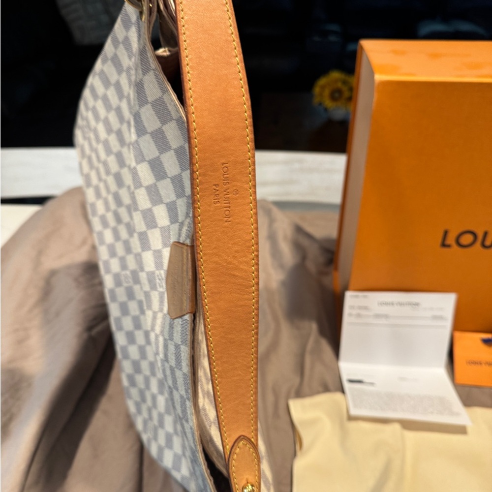 Louis Vuitton Graceful MM bag Damier Azur Canvas - Picture 3 of 10
